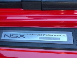 1995 Acura NSX in Formula Red over Black