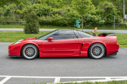 1993 Acura NSX in Formula Red over Black