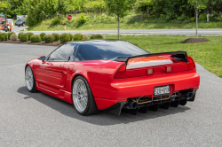 1993 Acura NSX in Formula Red over Black