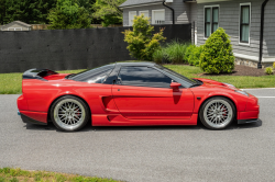 1993 Acura NSX in Formula Red over Black