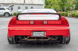 1993 Acura NSX in Formula Red over Black