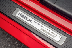 1993 Acura NSX in Formula Red over Black