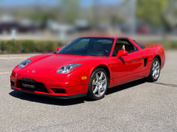 2002 Acura NSX in New Formula Red over Black