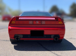 2002 Acura NSX in New Formula Red over Black