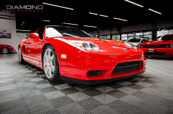 2004 Acura NSX in New Formula Red over Black
