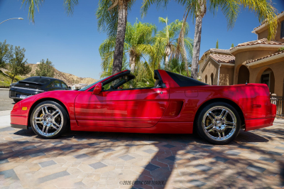 2004 Acura NSX in New Formula Red over Tan