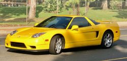 2003 Acura NSX in Spa Yellow over Black