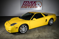 2003 Acura NSX in Spa Yellow over Black
