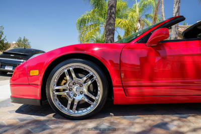 2004 Acura NSX in New Formula Red over Tan