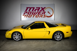 2003 Acura NSX in Spa Yellow over Black