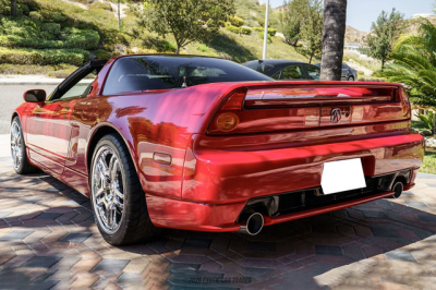 2004 Acura NSX in New Formula Red over Tan