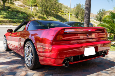 2004 Acura NSX in New Formula Red over Tan