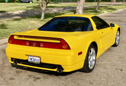 2003 Acura NSX in Spa Yellow over Black