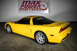 2003 Acura NSX in Spa Yellow over Black