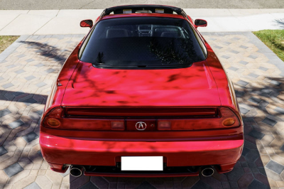 2004 Acura NSX in New Formula Red over Tan