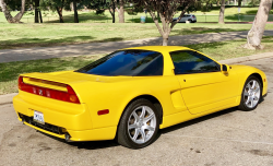 2003 Acura NSX in Spa Yellow over Black