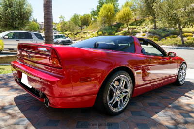 2004 Acura NSX in New Formula Red over Tan