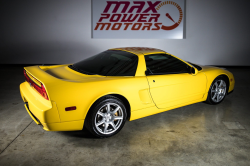 2003 Acura NSX in Spa Yellow over Black