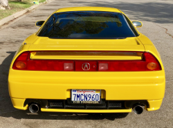 2003 Acura NSX in Spa Yellow over Black