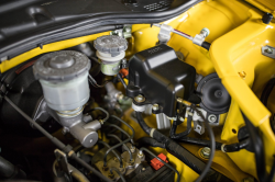 2003 Acura NSX in Spa Yellow over Black