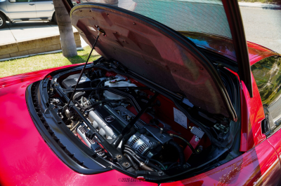 2004 Acura NSX in New Formula Red over Tan