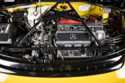 2003 Acura NSX in Spa Yellow over Black