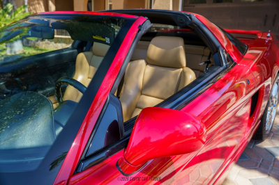 2004 Acura NSX in New Formula Red over Tan