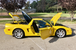 2003 Acura NSX in Spa Yellow over Black