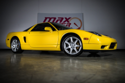 2003 Acura NSX in Spa Yellow over Black