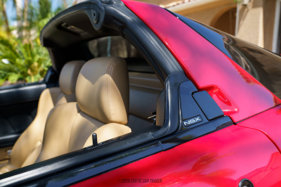 2004 Acura NSX in New Formula Red over Tan