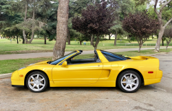 2003 Acura NSX in Spa Yellow over Black