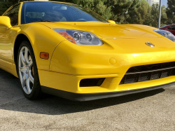 2003 Acura NSX in Spa Yellow over Black