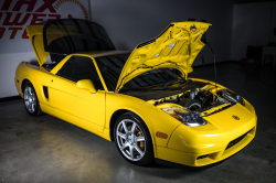 2003 Acura NSX in Spa Yellow over Black
