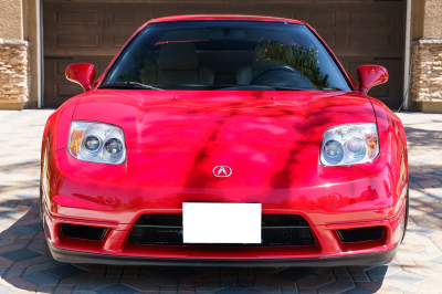 2004 Acura NSX in New Formula Red over Tan