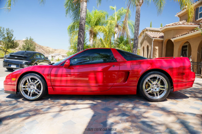 2004 Acura NSX in New Formula Red over Tan