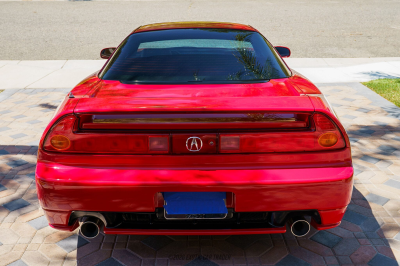 2004 Acura NSX in New Formula Red over Tan