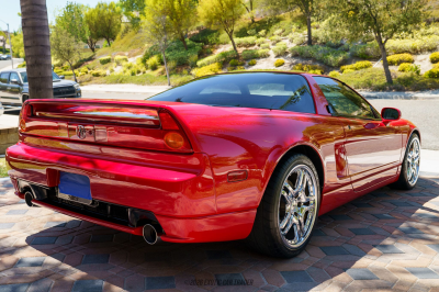 2004 Acura NSX in New Formula Red over Tan