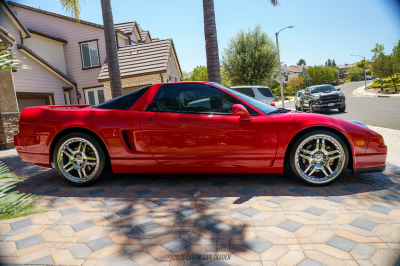 2004 Acura NSX in New Formula Red over Tan