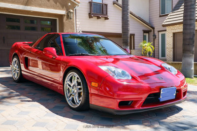 2004 Acura NSX in New Formula Red over Tan