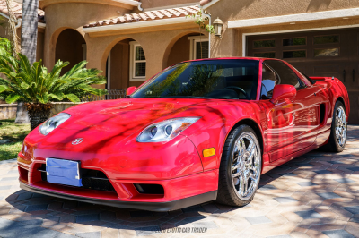 2004 Acura NSX in New Formula Red over Tan