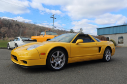2003 Acura NSX in Spa Yellow over Black