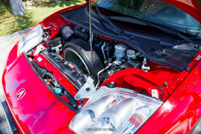 2004 Acura NSX in New Formula Red over Tan