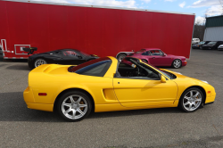 2003 Acura NSX in Spa Yellow over Black