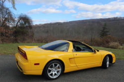 2003 Acura NSX in Spa Yellow over Black