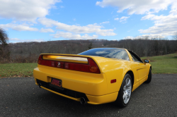 2003 Acura NSX in Spa Yellow over Black
