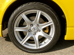 2003 Acura NSX in Spa Yellow over Black