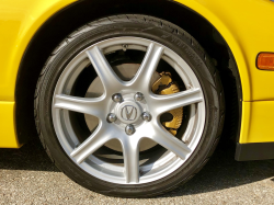 2003 Acura NSX in Spa Yellow over Black