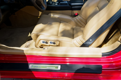 2004 Acura NSX in New Formula Red over Tan