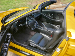 2003 Acura NSX in Spa Yellow over Black