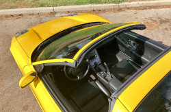 2003 Acura NSX in Spa Yellow over Black